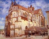 阿尔弗莱德 西斯莱 : The Church at Moret, Afternoon